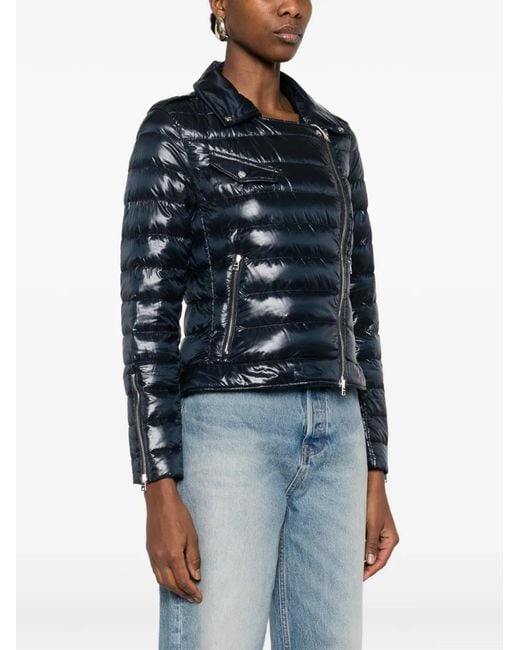 Herno Blue Biker Jacket