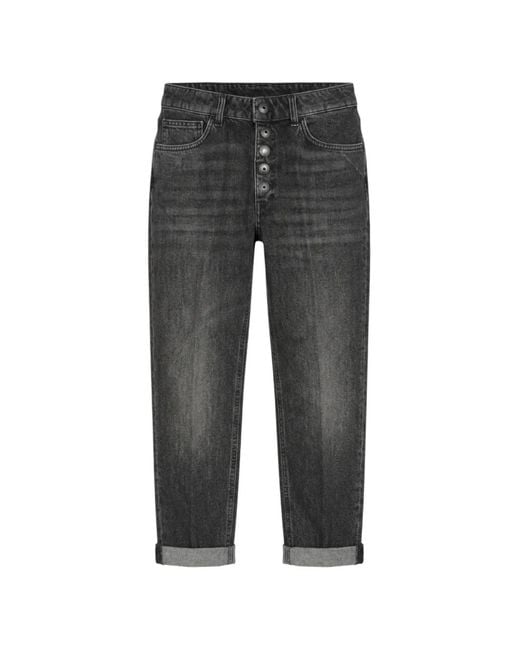 Dondup Gray Jean Koons À Boutonnière
