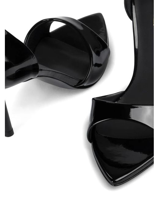 Le Silla Black Shirley Pointed Sandals