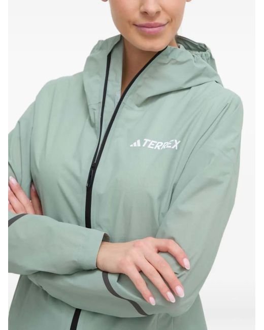 Veste À Capuche Adidas en coloris Green