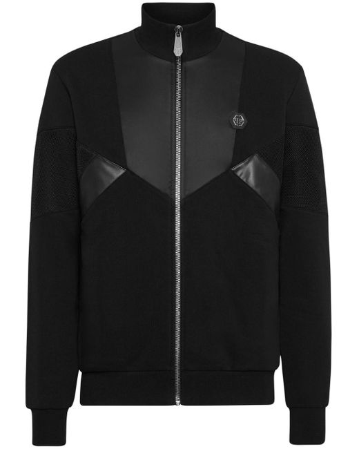 Veste de sport à logo brodé Philipp Plein pour homme en coloris Black