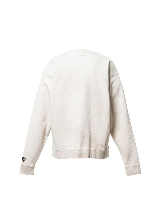 Maison Mihara Yasuhiro White Printed Sweatshirt for men
