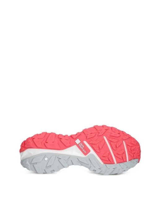 Jack Wolfskin White Panelled-Design Sneakers