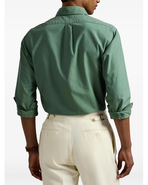 Camicia Con Colletto Button-Down di Polo Ralph Lauren in Green da Uomo