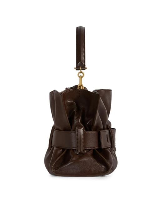 Balmain Brown Anthem Medium Bag