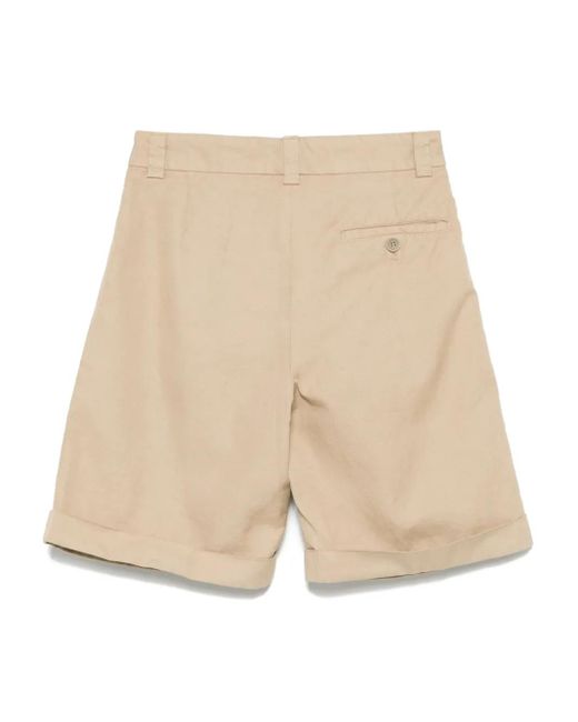 Aspesi Natural Tailored Shorts