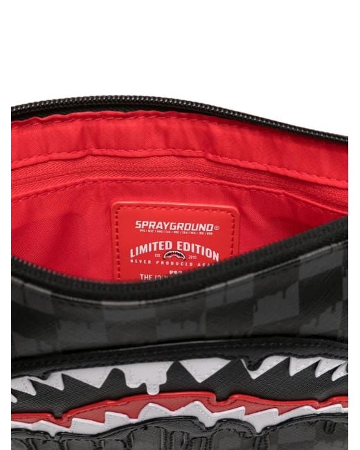 Sprayground Black Dripping Sharks for men