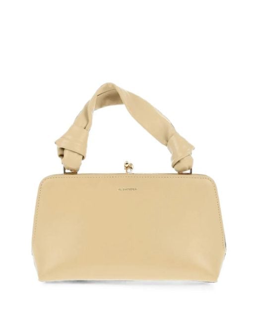 Jil Sander Natural Mini Goji Tote Bag