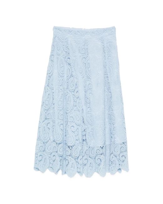 Paperlace Blue Lace Skirt
