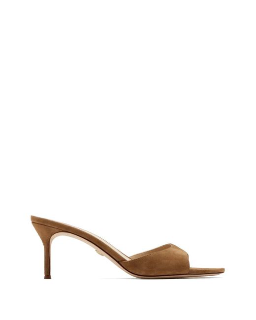 Veronica Beard Brown Mules Tia