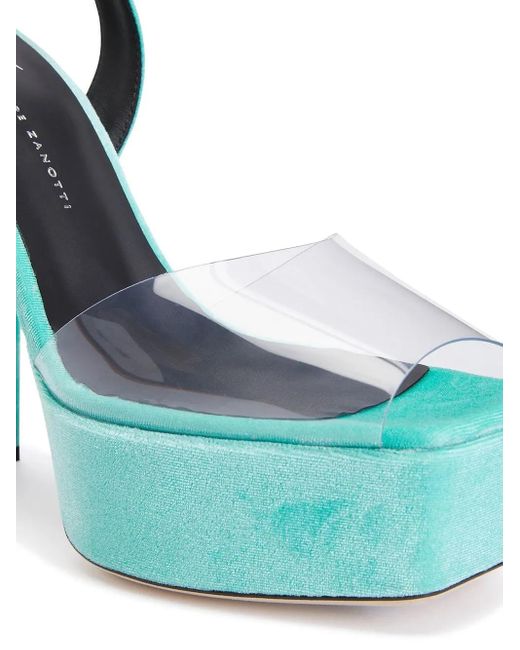 Giuseppe Zanotti Blue Sandals