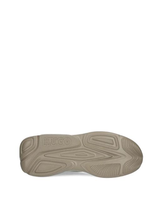 HUGO Brown Leon Lace-Up Chunky Sneakers for men