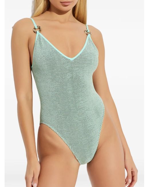 Bondeye Blue Ring Strap Swimsuit