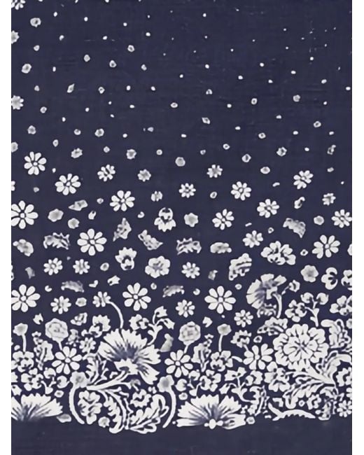 Orlebar Brown Maitan Linnen Overhemd Met Bloemenprint in het Blue voor heren