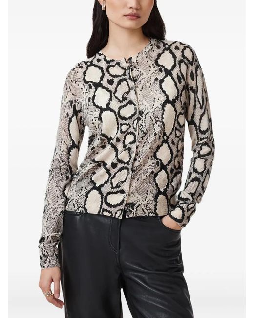 AllSaints Gray Anouk Cardigan