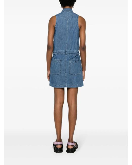 Isabel Marant Blue Marant Étoile - Ines Denim Mini Dress - Women's - Cotton