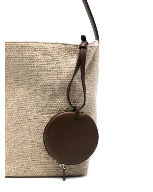 The Row White Medium N/S Park Canvas Tote Bag