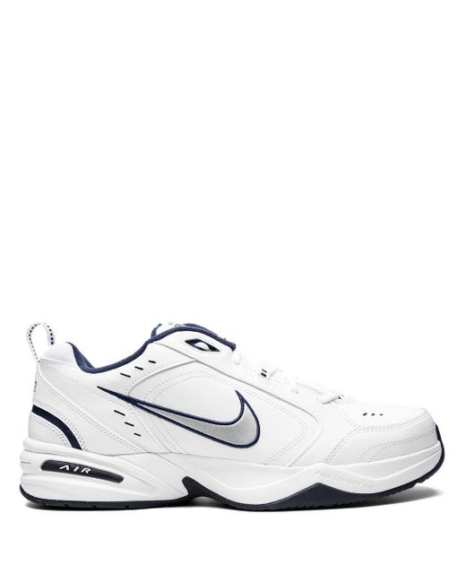 Nike Air Monarch 4 Low-top Sneakers in White for Men | Lyst