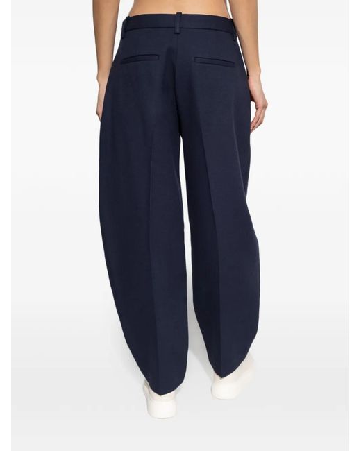 Rag & Bone Blue Creased Trousers