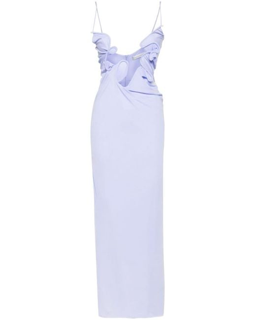Christopher Esber Moulded Venus Maxi-jurk in het White