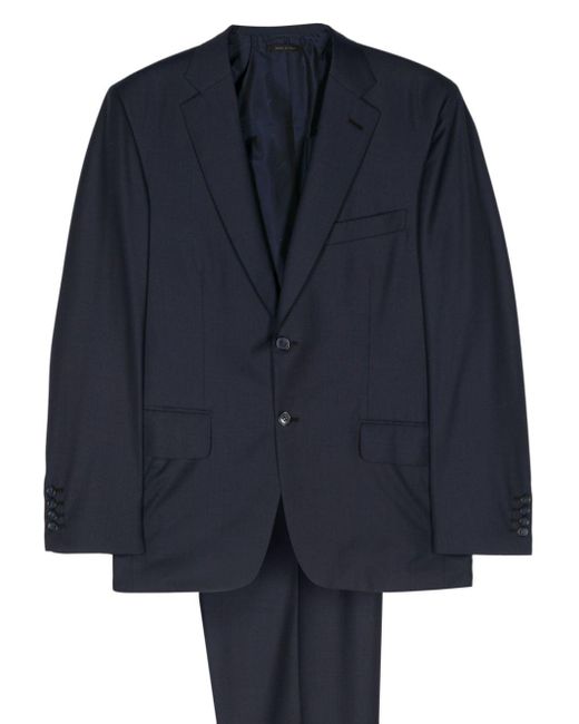 Brioni Blue Single-breasted Two-piece Suit for men