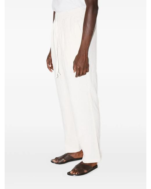 True Tribe White Drawstring-Fastening Trousers for men