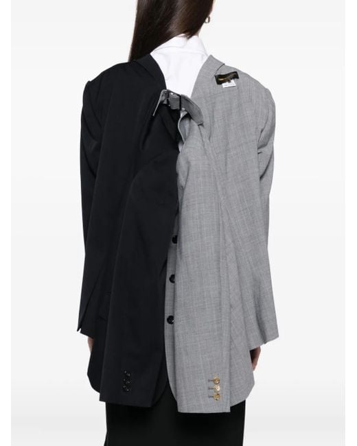 Comme des Garçons Black Checked Jacket