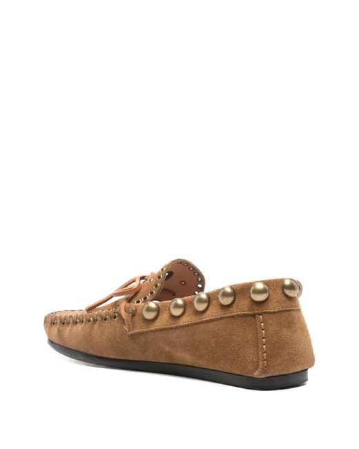 Isabel Marant Brown Flat Shoes