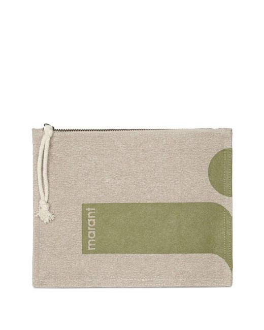 Isabel Marant Natural Netia Clutch Bag