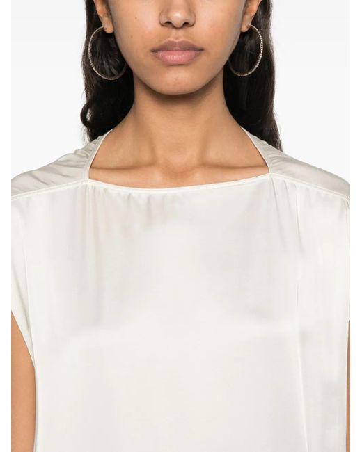 Rick Owens White Edfu T Maxikleid