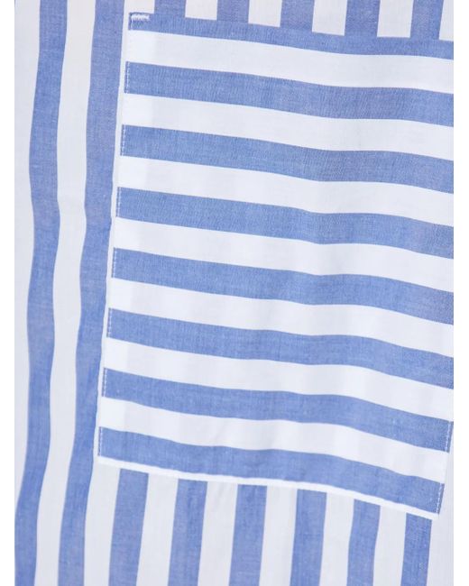 メンズ J.W. Anderson ストライプ シャツ Blue