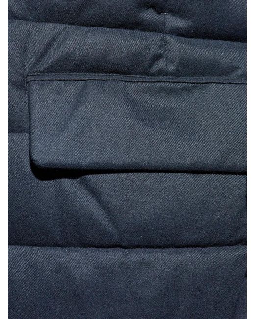Save The Duck Blue Padded Pocket Coat for men