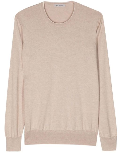 Fileria Natural Fine-Knit Jumper for men
