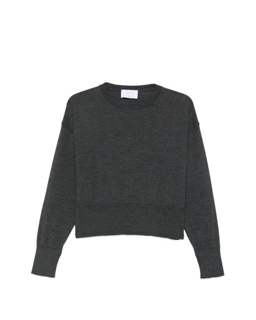 Daniele Fiesoli Black Long-Sleeve Crew Neck Sweater