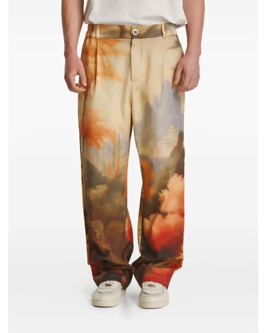 IRINA VOINEA Natural Valley Of Life Trousers for men