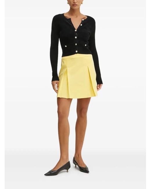 Liu Jo Yellow Plissierter Rock
