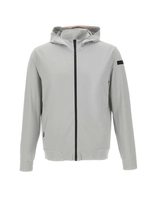 Rrd Gray Ziped Hooded Jacket for men