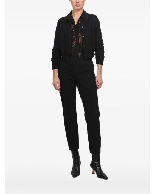 High Sport Black Long-Sleeved Cardigan