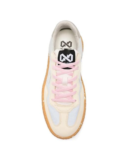 ID EIGHT White Baskets À Patch Logo