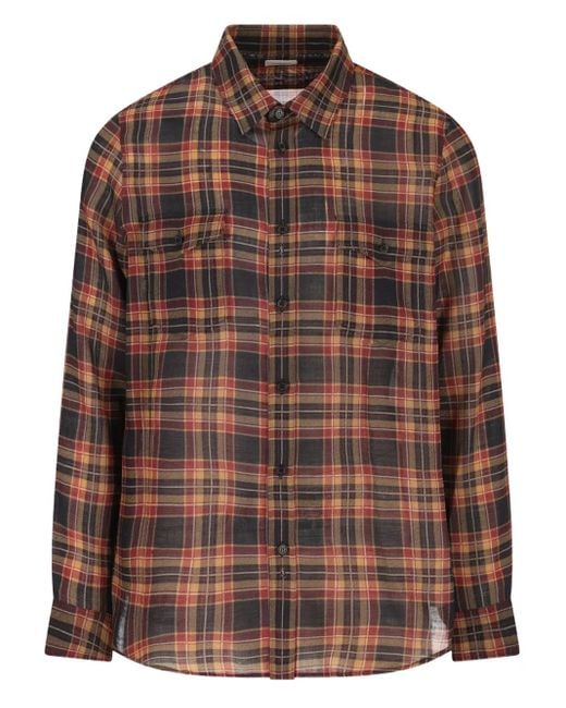 Saint Laurent Brown Shirts for men