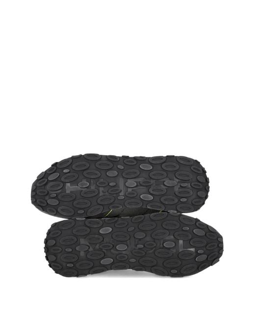 Philippe Model Gray Tropez Haute Mesh-Panelled Sneakers for men