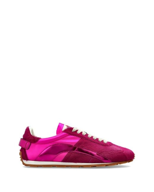 DSquared² Purple Dc-642 Pony-Hair Sneakers
