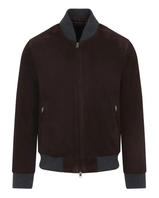 Bomber di Brioni in Black da Uomo
