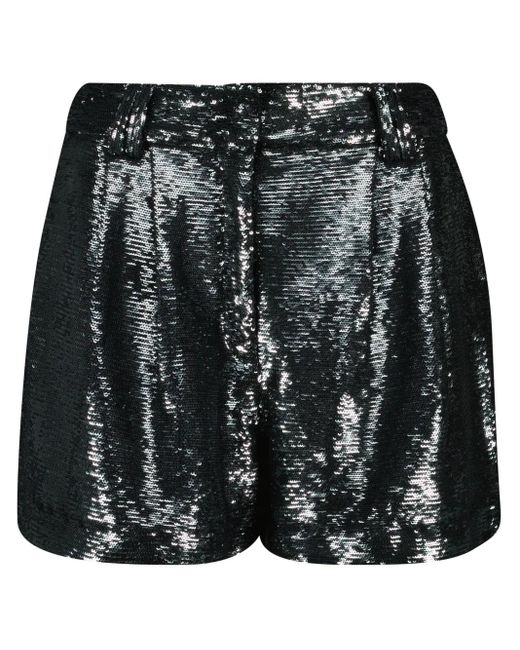 IRO スパンコールトリム ショートパンツ Black