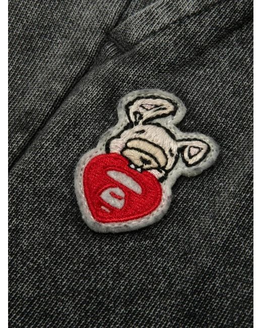 Aape By A Bathing Ape Gray Patch Trousers