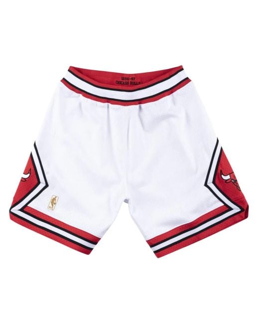 メンズ Mitchell & Ness Nba Chicago Bulls 1996 ショートパンツ Red