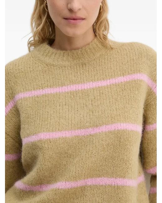 Samsøe & Samsøe Natural Sajoan Striped Top
