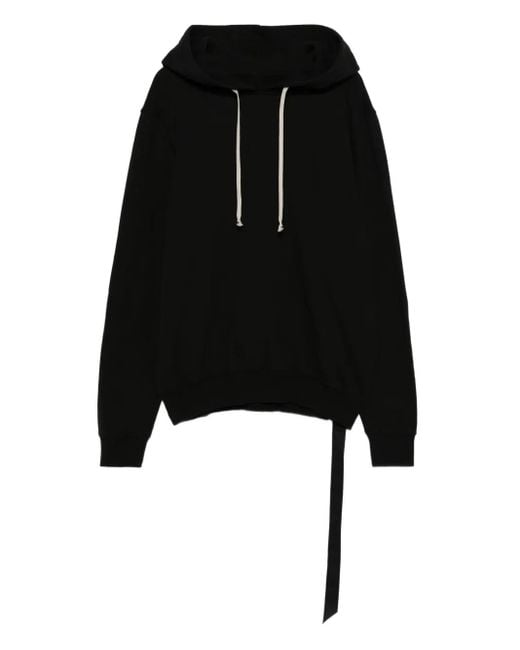 Rick Owens Black Hooded Jacket for men