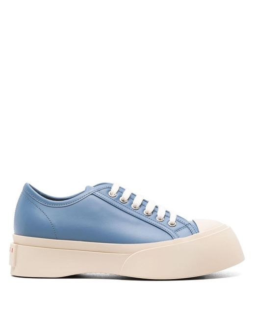 Marni Blue Pablo Leather Sneakers