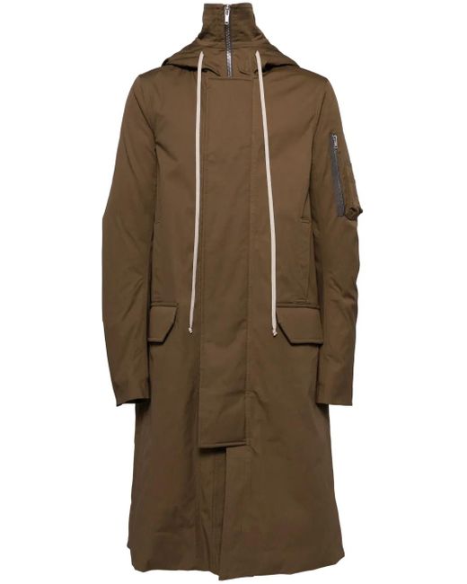 Rick Owens Brown Megaparka Coat for men